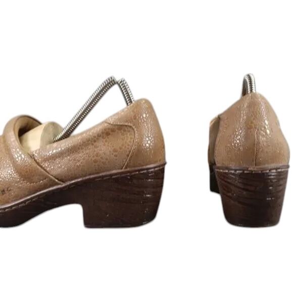 Born Concept Shoes Women 8.5 Clogs Peggy Pebble Boc Slip On Brown Classic Casual - Picture 8 of 13